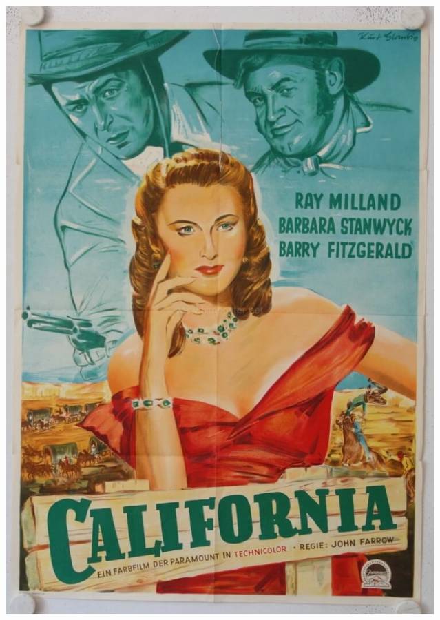 California originales deutsches Filmplakat